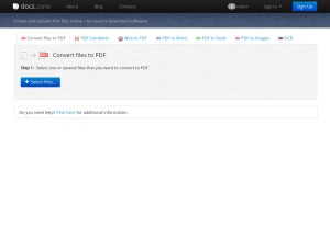 How docs.zone looks like on a tablet such as an iPad.