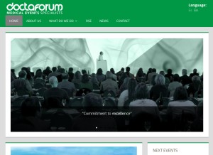How doctaforum.com looks like on a tablet such as an iPad.