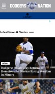 How dodgersnation.com looks like on a mobile device such as an iPhone.