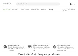 How dogotienich.com looks like on a tablet such as an iPad.