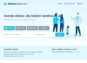 How doktorsitesi.com looks like on a tablet such as an iPad.