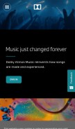 How dolby.com looks like on a mobile device such as an iPhone.