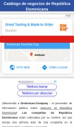 How dominican.company looks like on a mobile device such as an iPhone.
