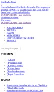 How domradio.de looks like on a mobile device such as an iPhone.