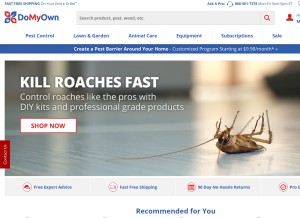 How domyown.com looks like on a tablet such as an iPad.