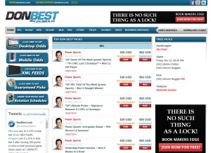 How donbest.com looks like on a tablet such as an iPad.