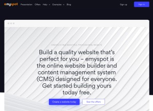 How doomby.com looks like on a tablet such as an iPad.