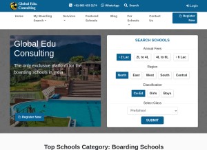 How doonedu.com looks like on a tablet such as an iPad.