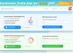 How doremizone.net looks like on a tablet such as an iPad.