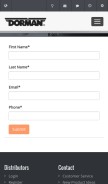 How dormanproducts.com looks like on a mobile device such as an iPhone.
