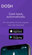 How dosh.cash looks like on a mobile device such as an iPhone.