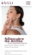 How dossijewelry.com looks like on a mobile device such as an iPhone.