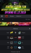 How dota2.ru looks like on a mobile device such as an iPhone.