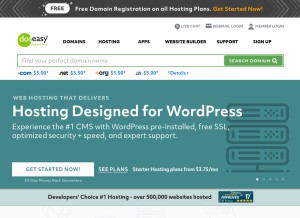 How doteasy.com looks like on a tablet such as an iPad.