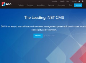 How dotnetnuke.com looks like on a tablet such as an iPad.