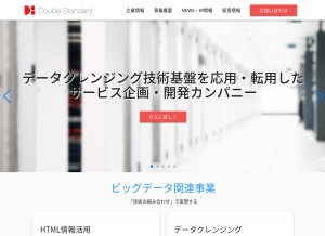 How double-std.com looks like on a tablet such as an iPad.
