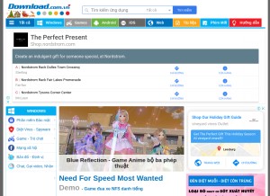 How dowload.vn looks like on a tablet such as an iPad.