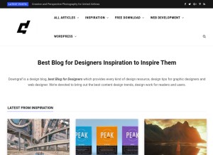 How downgraf.com looks like on a tablet such as an iPad.