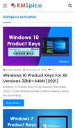 How download-kmspico.com looks like on a mobile device such as an iPhone.