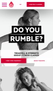 How doyourumble.com looks like on a mobile device such as an iPhone.