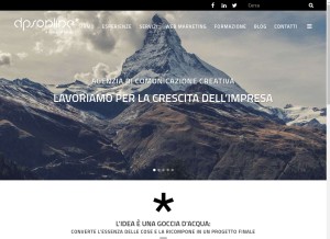 How dpsonline.it looks like on a tablet such as an iPad.