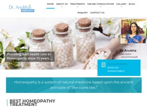 How dranubha.com looks like on a tablet such as an iPad.