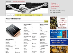 How drbo.org looks like on a tablet such as an iPad.