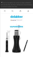 How drdabber.com looks like on a mobile device such as an iPhone.