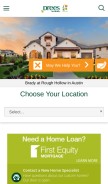 How dreeshomes.com looks like on a mobile device such as an iPhone.
