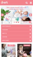 How dreft.com looks like on a mobile device such as an iPhone.