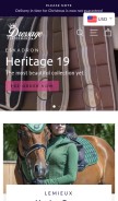 How dressageperformance.shop looks like on a mobile device such as an iPhone.