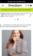 How dressbarn.com looks like on a mobile device such as an iPhone.