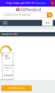 How drillthedeal.com looks like on a mobile device such as an iPhone.