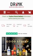 How drinksupermarket.com looks like on a mobile device such as an iPhone.
