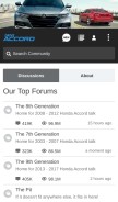 How driveaccord.net looks like on a mobile device such as an iPhone.