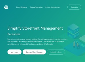 How drivecommerce.com looks like on a tablet such as an iPad.