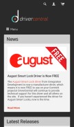 How drivercentral.io looks like on a mobile device such as an iPhone.