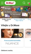 How drmax.cz looks like on a mobile device such as an iPhone.