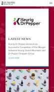 How drpeppersnapplegroup.com looks like on a mobile device such as an iPhone.