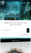 How drugfreeworld.org looks like on a mobile device such as an iPhone.