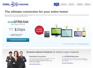 How dslextreme.com looks like on a tablet such as an iPad.