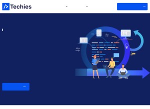 How dtechies.com looks like on a tablet such as an iPad.