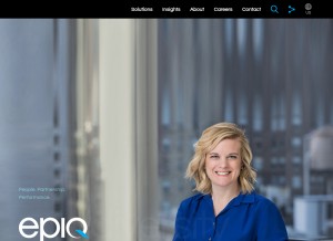 How dtiglobal.com looks like on a tablet such as an iPad.