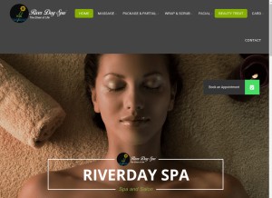 How dubai.riverdayspa.com looks like on a tablet such as an iPad.