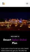 How dubaidesertsafariplan.com looks like on a mobile device such as an iPhone.