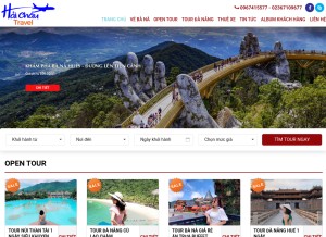How dulichbanagiare.com looks like on a tablet such as an iPad.