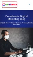 How dumetnesia.com looks like on a mobile device such as an iPhone.