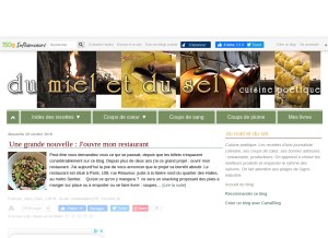 How dumieletdusel.com looks like on a tablet such as an iPad.