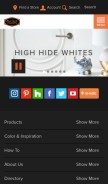 How dunnedwards.com looks like on a mobile device such as an iPhone.