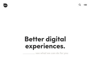 How duo.be looks like on a tablet such as an iPad.